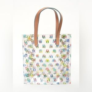 Dooney & Bourke Clear Plastic Monogramed Tote